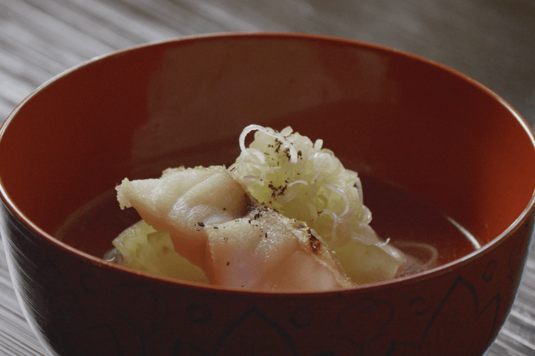 瓢亭のぐじ麺